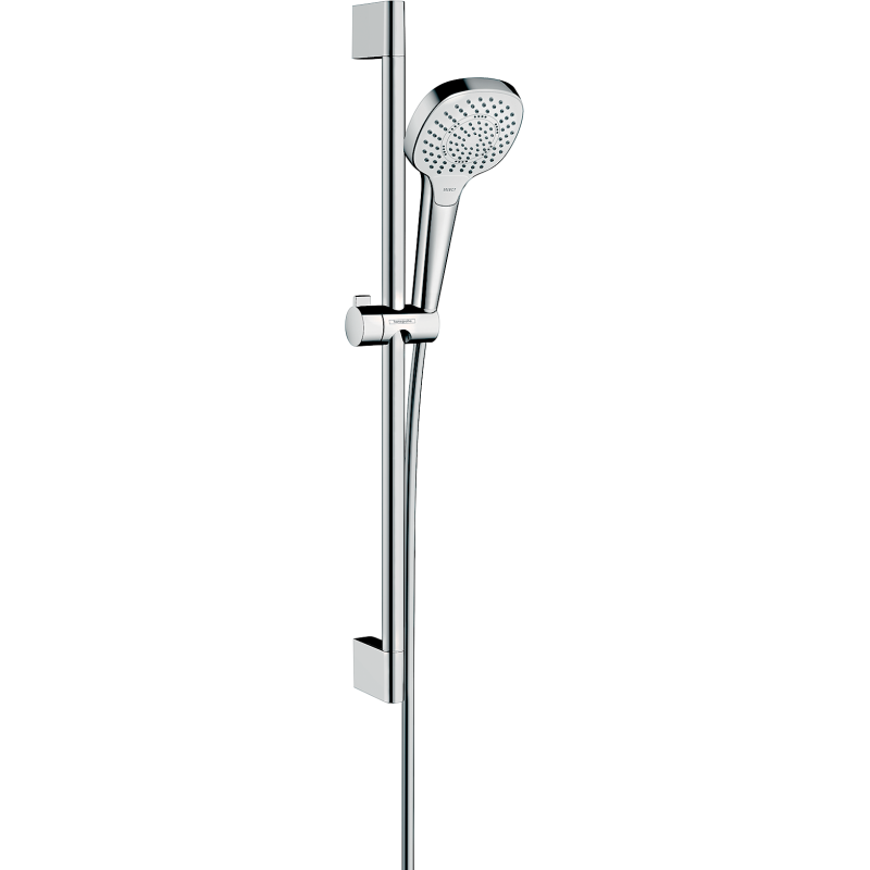 Zestaw prysznicowy 110 Multi EcoSmart z drążkiem 65 cm Biały/Chrom Croma Select E HANSGROHE 26581400