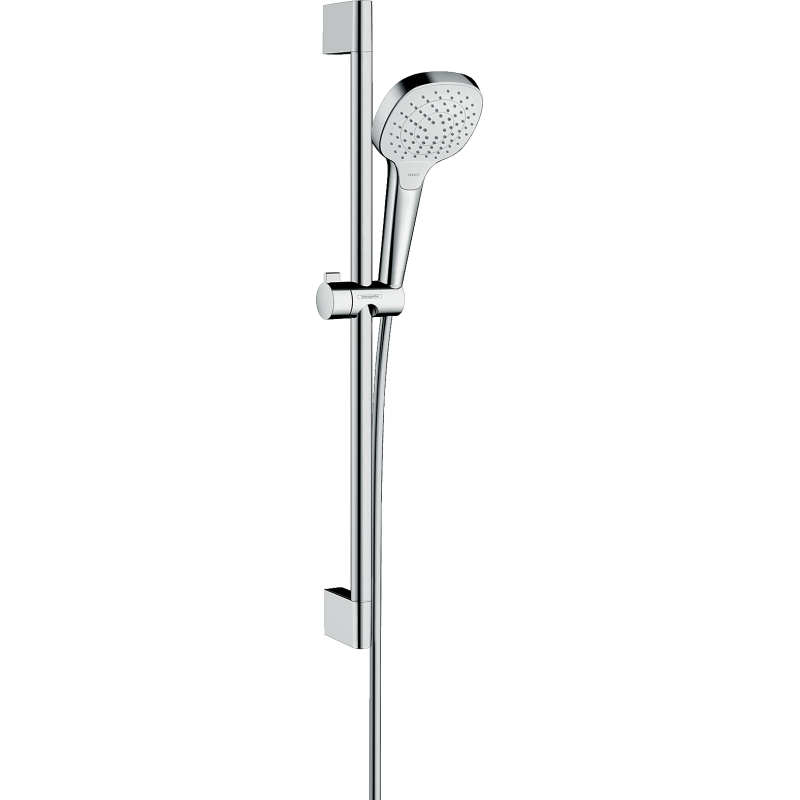 Zestaw prysznicowy 110 Vario EcoSmart z drążkiem 65 cm Biały/Chrom Croma Select E HANSGROHE 26583400