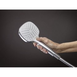 Zestaw prysznicowy 110 Vario EcoSmart z drążkiem 65 cm Biały/Chrom Croma Select E HANSGROHE 26583400