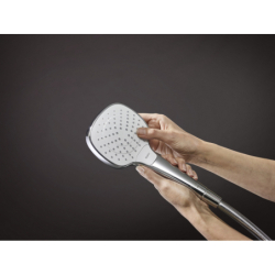 Zestaw prysznicowy 110 Vario EcoSmart z drążkiem 90 cm Biały/Chrom Croma Select E HANSGROHE 26593400