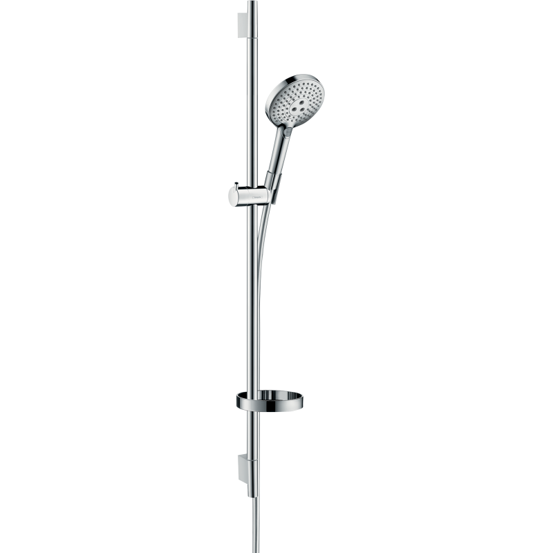 Zestaw prysznicowy 120 3jet z drążkiem 90 cm i mydelniczką Chrom Raindance Select S HANSGROHE 26631000