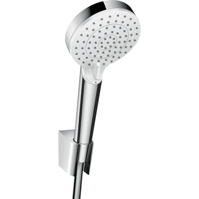 Punktowy zestaw prysznicowy 100 Vario EcoSmart z wężem 125 cm Biały/Chrom Crometta HANSGROHE 26693400