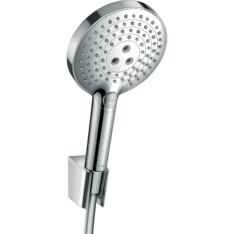 Punktowy zestaw prysznicowy 120 3jet z wężem 125 cm Chrom Raindance Select S HANSGROHE 26701000
