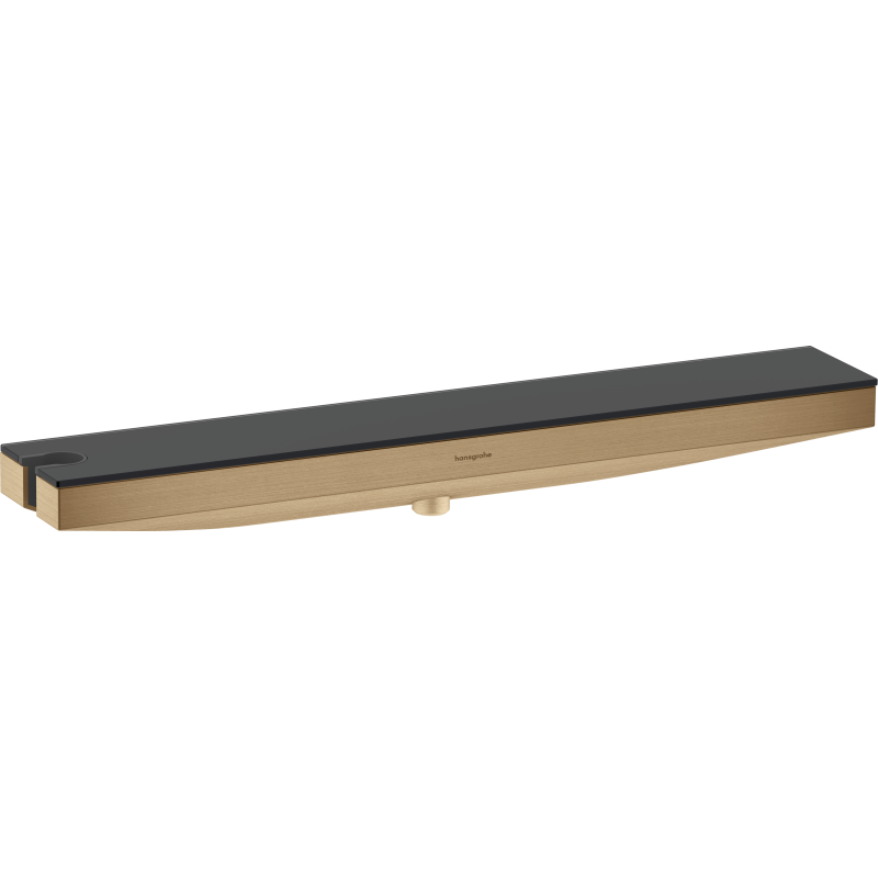 Przyłącze węża Porter 500 z półką i uchwytem z lewej strony Brąz Szczotkowany Rainfinity HANSGROHE 26843140