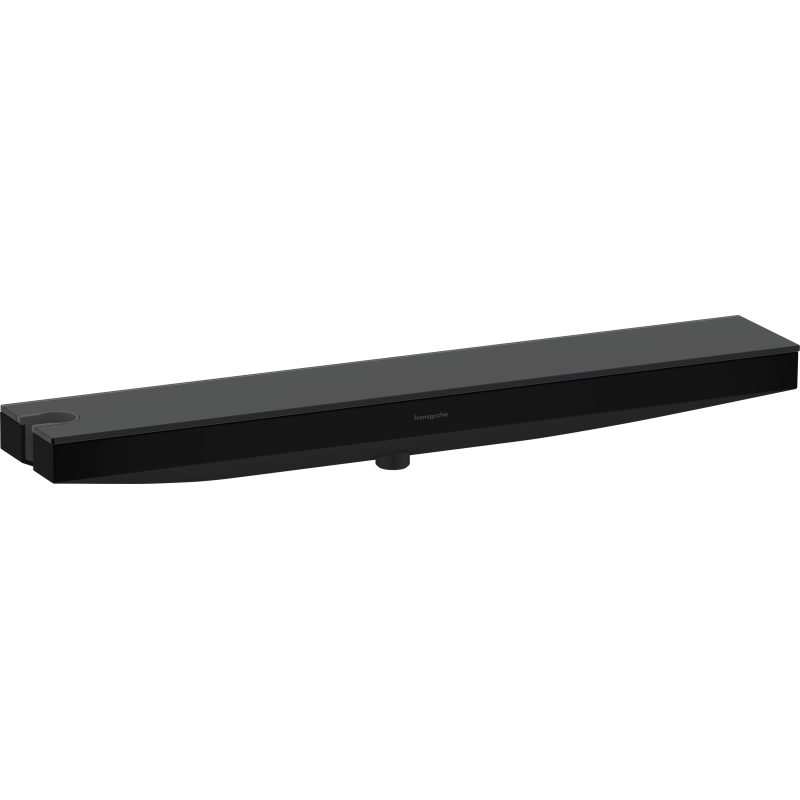 Przyłącze węża Porter 500 z półką i uchwytem z lewej strony Czarny Matowy Rainfinity HANSGROHE 26843670