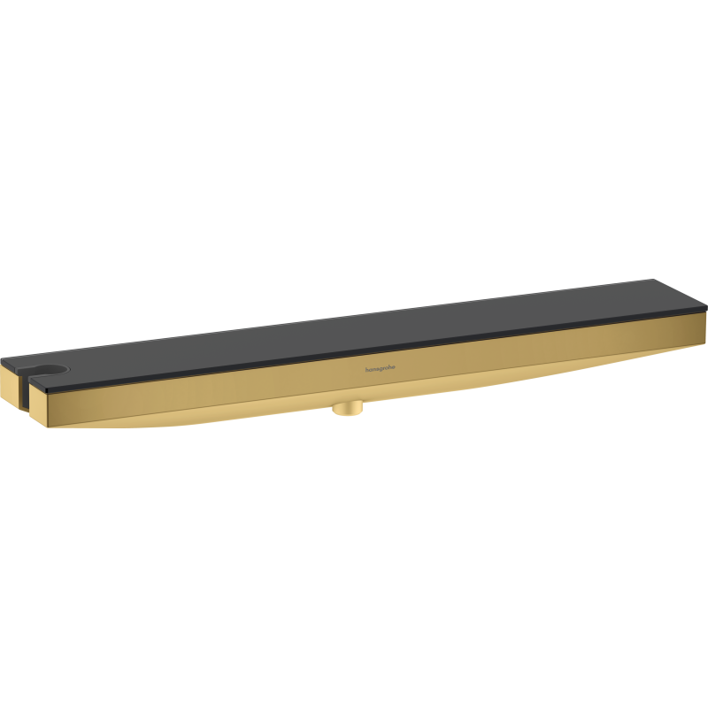Przyłącze węża Porter 500 z półką i uchwytem z lewej strony Złoty Optyczny Polerowany Rainfinity HANSGROHE 26843990