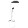 Komplet prysznicowy 360 1jet z termostatem ShowerTablet 350 Biały Matowy Rainfinity HANSGROHE 26853700