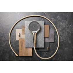 Główka prysznicowa 130 3jet EcoSmart Brąz Szczotkowany Rainfinity HANSGROHE 26865140