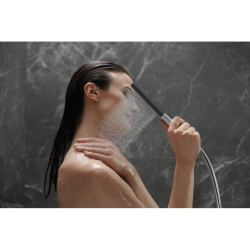 Główka prysznicowa 100 1jet, Slim Chrom Rainfinity HANSGROHE 26866000