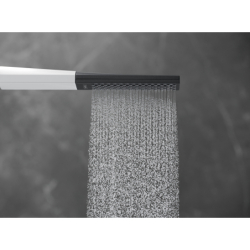 Główka prysznicowa 100 1jet, Slim Biały Matowy Rainfinity HANSGROHE 26866700