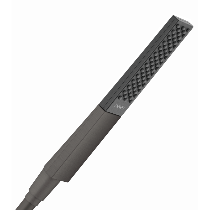 Główka prysznicowa 100 1jet EcoSmart, Slim Czarny Chrom Szczotkowany Rainfinity HANSGROHE 26867340