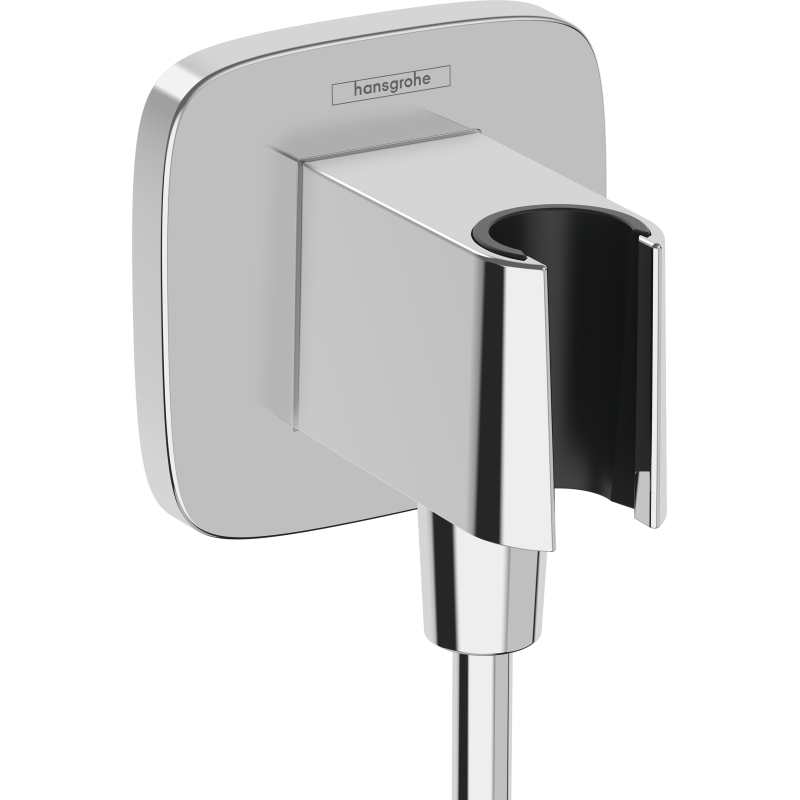 Przyłącze węża z uchwytem Chrom FixFit Q HANSGROHE 26887000