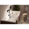Przyłącze węża z uchwytem Czarny Matowy FixFit S HANSGROHE 26888670