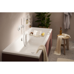 Przyłącze węża z uchwytem Biały Matowy FixFit S HANSGROHE 26888700
