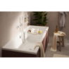 Przyłącze węża z uchwytem Biały Matowy FixFit S HANSGROHE 26888700