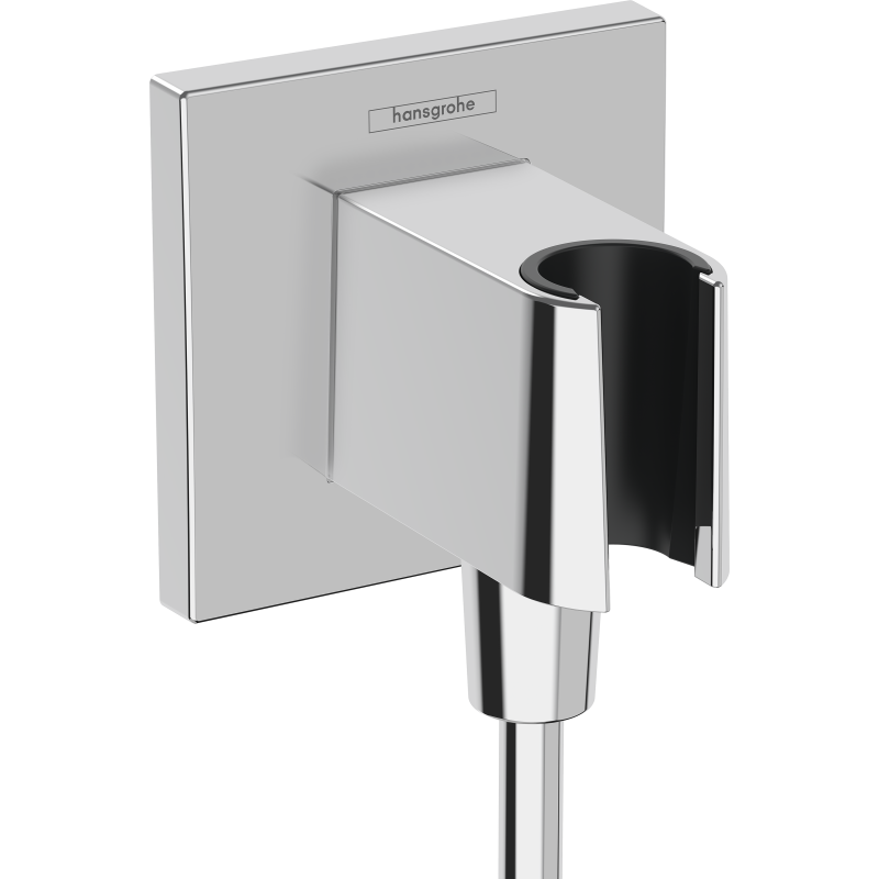 Przyłącze węża z uchwytem Chrom FixFit E HANSGROHE 26889000