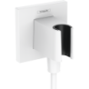 Przyłącze węża z uchwytem Biały Matowy FixFit E HANSGROHE 26889700