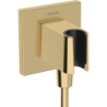 Przyłącze węża z uchwytem Złoty Optyczny Polerowany FixFit E HANSGROHE 26889990