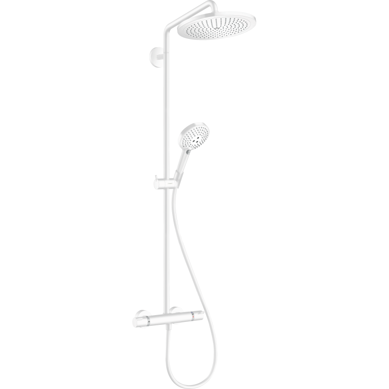 kpl prysznicowy 280 1jet z termo. i główką prysznicową Raindance Select S 120 3jet Biały mat Croma Select S HANSGROHE 26890700