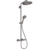 kpl prysz. 280 1jet EcoSmart z termo. Raindance Select S 120 3jet Czarny Chrom brushed Croma Select S HANSGROHE 26891340