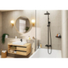 Komplet prysznicowy 240 1jet z termostatem wannowym Czarny Matowy Vernis Blend HANSGROHE 26899670