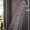 System prysznic 100 Vario EcoSmart z drążkiem 65 cm Crometta, baterią termo. Ecostat S Chrom Vernis Blend HANSGROHE 26960000
