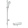 Sys. prysz. 120 3jet z drążek 90 cm i termo. bat prysznic Ecostat Select, Biały/Chrom Raindance Select E HANSGROHE 27039400