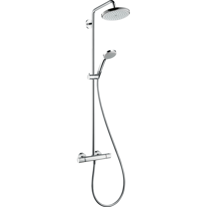 Komplet prysznicowy 220 1jet EcoSmart z termostatem Chrom Croma HANSGROHE 27188000