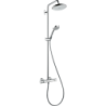 Komplet prysznicowy 220 1jet EcoSmart z termostatem Chrom Croma HANSGROHE 27188000