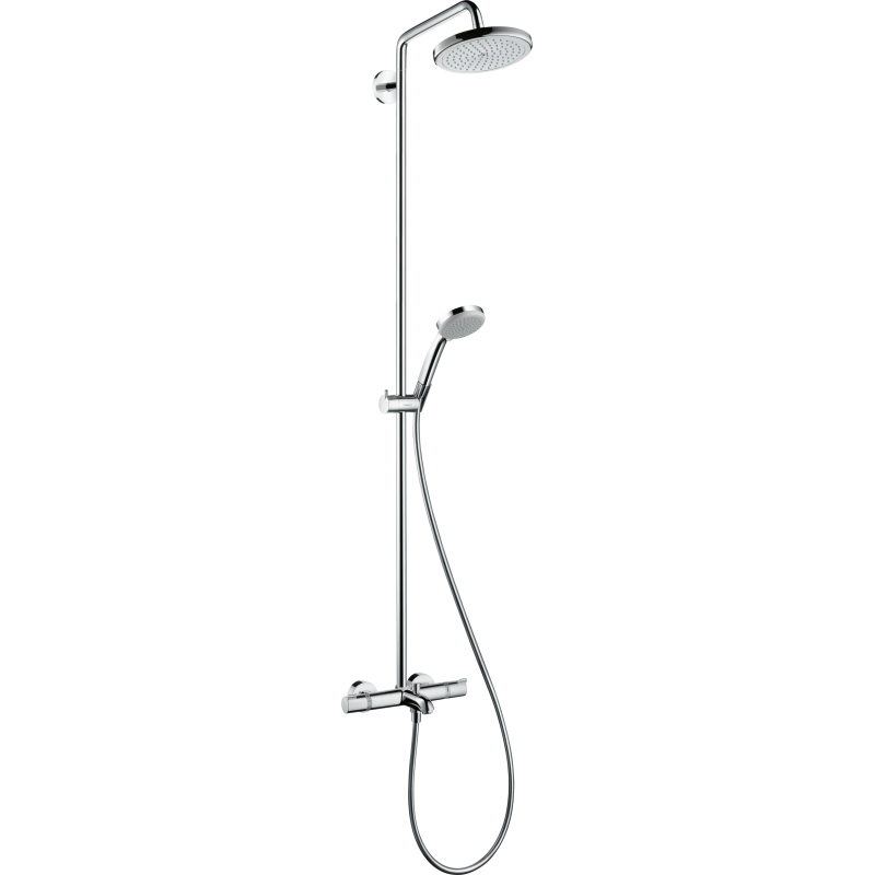 Komplet prysznicowy 220 1jet z termostatem, wannowy Chrom Croma HANSGROHE 27223000