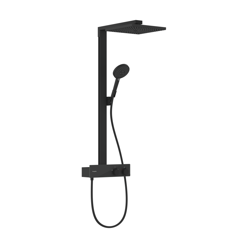 Komplet prysznicowy 300 1jet z termostatem ShowerTablet 350 Czarny Matowy Raindance E HANSGROHE 27361670