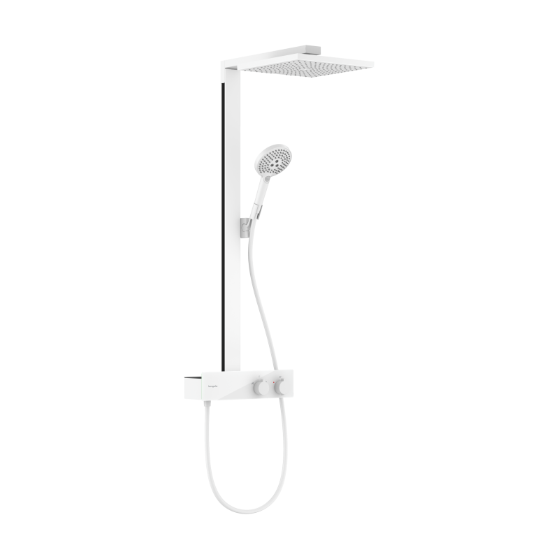 Komplet prysznicowy 300 1jet z termostatem ShowerTablet 350 Biały Matowy Raindance E HANSGROHE 27361700