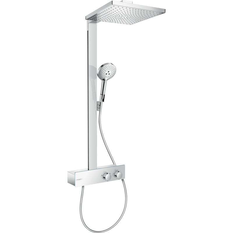 Komplet prysznicowy 300 1jet EcoSmart z termostatem ShowerTablet 350 Chrom Raindance E HANSGROHE 27362000