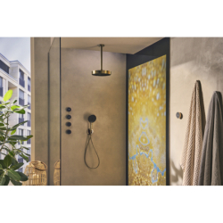 Przyłącze sufitowe S 30 cm Brąz Szczotkowany HANSGROHE 27389140