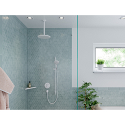 Przyłącze sufitowe S 30 cm Biały Matowy HANSGROHE 27389700