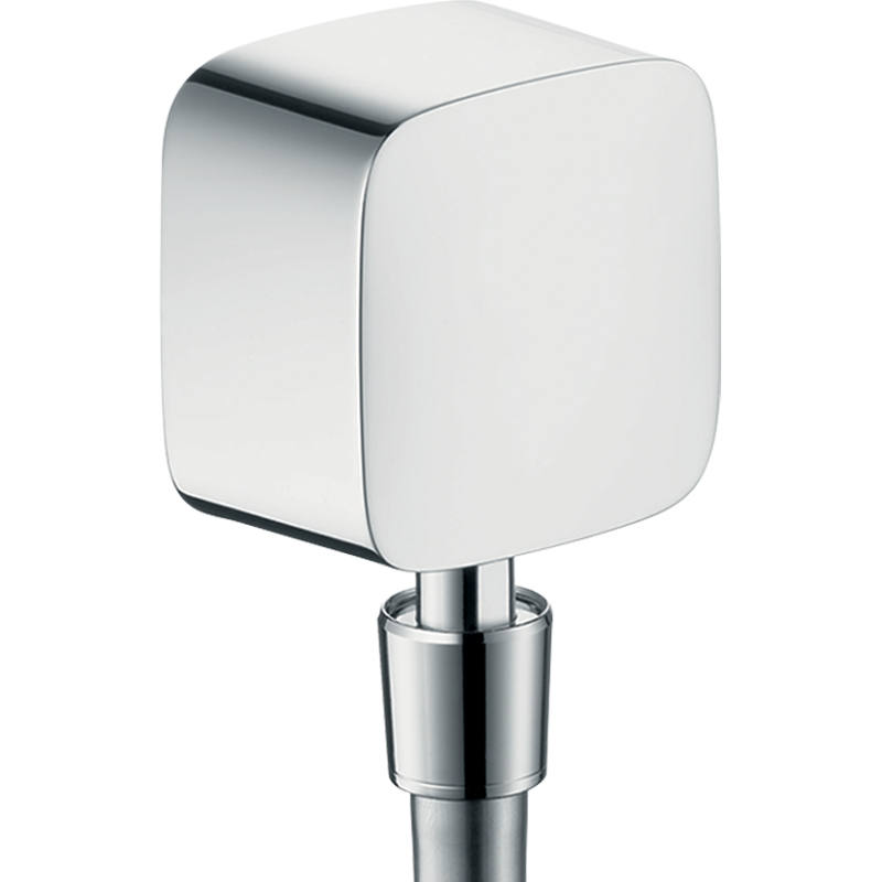 Przyłącze węża z zaworem zwrotnym i przegubem kulowym Chrom FixFit HANSGROHE 27414000