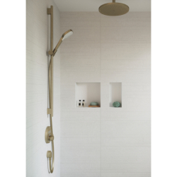 Przyłącze węża E z zaworem zwrotnym Brąz Szczotkowany FixFit HANSGROHE 27454140
