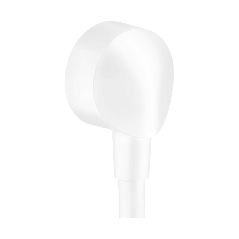 Przyłącze węża E z zaworem zwrotnym Biały Matowy FixFit HANSGROHE 27454700