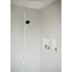 Przyłącze węża E z zaworem zwrotnym Biały Matowy FixFit HANSGROHE 27454700