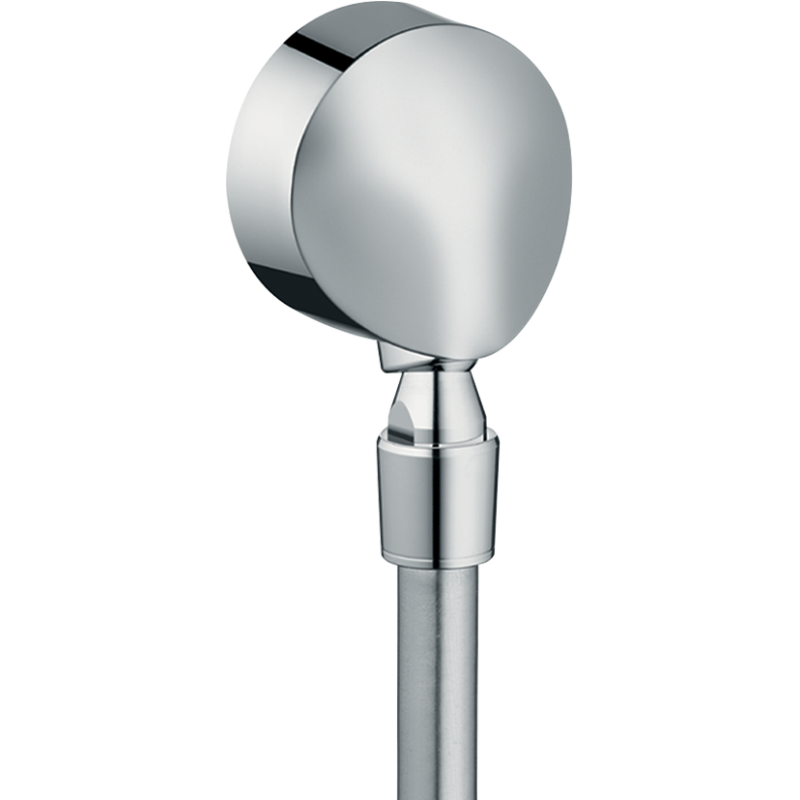 Przyłącze węża E z zaworem zwrotnym i przegubem kulowym Chrom FixFit HANSGROHE 27505000
