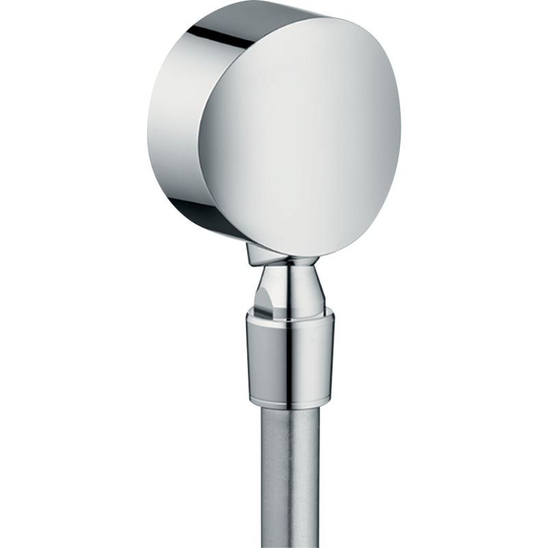 Przyłącze węża S z zaworem zwrotnym i przegubem kulowym Chrom FixFit HANSGROHE 27506000