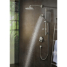 Głowica prysznicowa 240 1jet PowderRain z ramieniem prysznicowym Chrom Raindance S HANSGROHE 27607000
