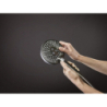Komplet prysznicowy 240 1jet PowderRain z termostatem Czarny Chrom Szczotkowany Raindance Select S HANSGROHE 27633340