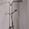 Komplet prysznicowy 240 1jet PowderRain z termostatem Czarny Matowy Raindance Select S HANSGROHE 27633670