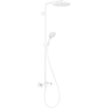 Komplet prysznicowy 240 1jet PowderRain z termostatem Biały Matowy Raindance Select S HANSGROHE 27633700
