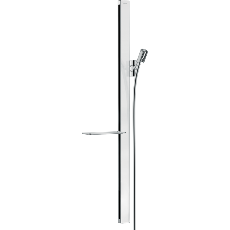 Drążek prysznicowy E 90 cm z wężem Isiflex 160 cm Biały/Chrom Unica HANSGROHE 27640400