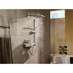 Zestaw prysznicowy 120 3jet z drążkiem 90 cm i półką Chrom Raindance Select S HANSGROHE 27648000