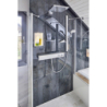 Zestaw prysznicowy 120 3jet z drążkiem 90 cm i półką Biały/Chrom Raindance Select S HANSGROHE 27648400