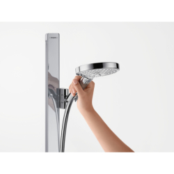 Zestaw prysznicowy 120 3jet EcoSmart z drążkiem 90 cm i półką Chrom Raindance Select S HANSGROHE 27649000