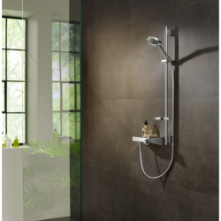 Zestaw prysznicowy 120 3jet PowderRain z drążkiem 90 cm Chrom Raindance Select S HANSGROHE 27667000